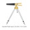 Adjustable Centering Rod Clamp Metal Tripod Stand 46-60cm for Total Stations 6