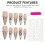 (S) Strong Natural Press-on Nails for Work & Parties 1