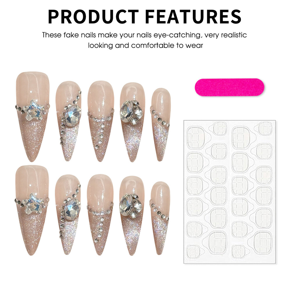 Dachuang Beauty (S) Strong Natural Press-On Nails For Work & Parties
