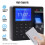 Access Control Attendance Machine Fingerprint/Password/ID Card Identification with 2.4-Inch Screen Employee Recorder 2