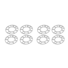 8 Pièces Entretoises de Roue En Aluminium Cales Plaque Entretoises de Roue Automatique 5mm Goujon pour 4X100 4X114.3 5X100 5X108 5X114.3 5X120