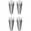 4X Automotive Automatic Transmission Shift Lever Shift Knob Shift  for  206 207 301 307 408 2