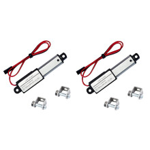 2X Electric Linear Actuator - 1.2Inch Stroke, 64N/14.4Lb, Speed 0.6Inch/S Waterproof Motion Actuator Small 12V