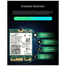 BE200 WIFI 7 Wireless Wifi Card WiFi 6E BE200NGW  5.4 802.11AX Tri-Band M.2 NGFF Network Adapter