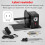 Automatic Label Rewinding Machine Electric Printer Addition Auto Reverse Machine Intelligent Labeling-US Plug 7