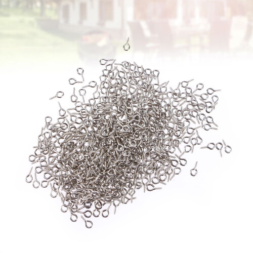 Chevilles à vis argentées élégantes, faciles à utiliser, structure robuste, lot de 300 2