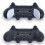 For PS5  Top Bottom Decorative Trim Shell Replacement Front Back Clip Shell for PS5  Wireless Controller Black 10