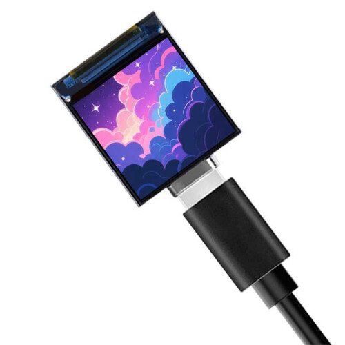 Para Raspberry Pi  2 RP2350  Placa de Desenvolvimento com Display LCD de 0,85 Polegadas, LED RGB/Slot /Giroscópio QMI8658 B 1