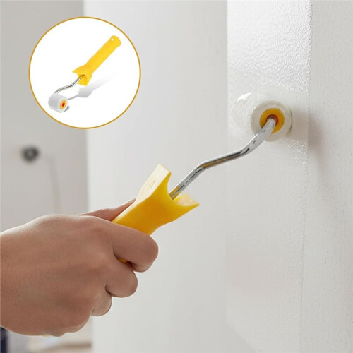 Extra Small Roller Paint Brush Wool,1 Inch  Paint Roller + 2 Rollers Tiny Paints Brushes Tool for Touch  Trim 1