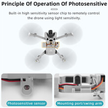 Airdrop System for 4 Pro, Drone Thrower for Delivering Gifts, Emergency Rescue,Easy-Install Drone Accessories
