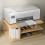 Desktop Stationery Storage Rack Printer Shelf Home Desk Storage Storage Shelves A 2