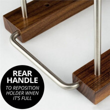 Retro Vinyl Record Holder Adjustable Portable Record Stand Space Saving Album Display Holder