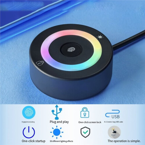 Per Windows 10 11 Hello Modulo Scanner Lettore USB Biometrico per Accesso con Impronta Digitale Dispositivo Biometrico Chiave di Sicurezza Accesso 2