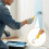 Extra Small Roller Paint Brush Wool,1 Inch  Paint Roller + 2 Rollers Tiny Paints Brushes Tool for Touch  Trim 6