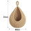 Handwoven Hanging Wall Fruit Vegetable Basket Organizer Container Decor for Kitchen Garden Mount Wall Flower Storage 10