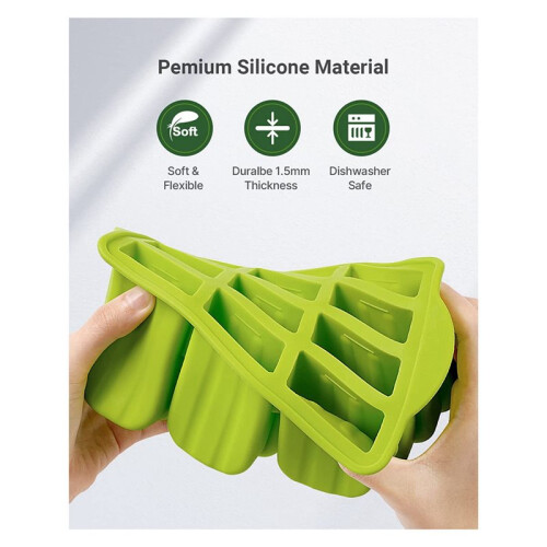 Summer DIY Ice Cream Tools with Wooden Sticks Silicone  Molds Kitchen Accessories Quench Thirst Snacks 2