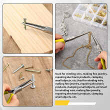 10 Pack Needle Nose Pliers Bulk, 6 Inch Pliers Set with Extra Long Tips for Jewelry Making, Wire Wrapping