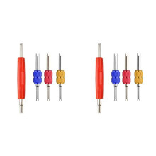8Pcs R134 R12 A/C HVAC Air Conditioner Schrader Valve Stem Core Remover Tool (Remover Tool)