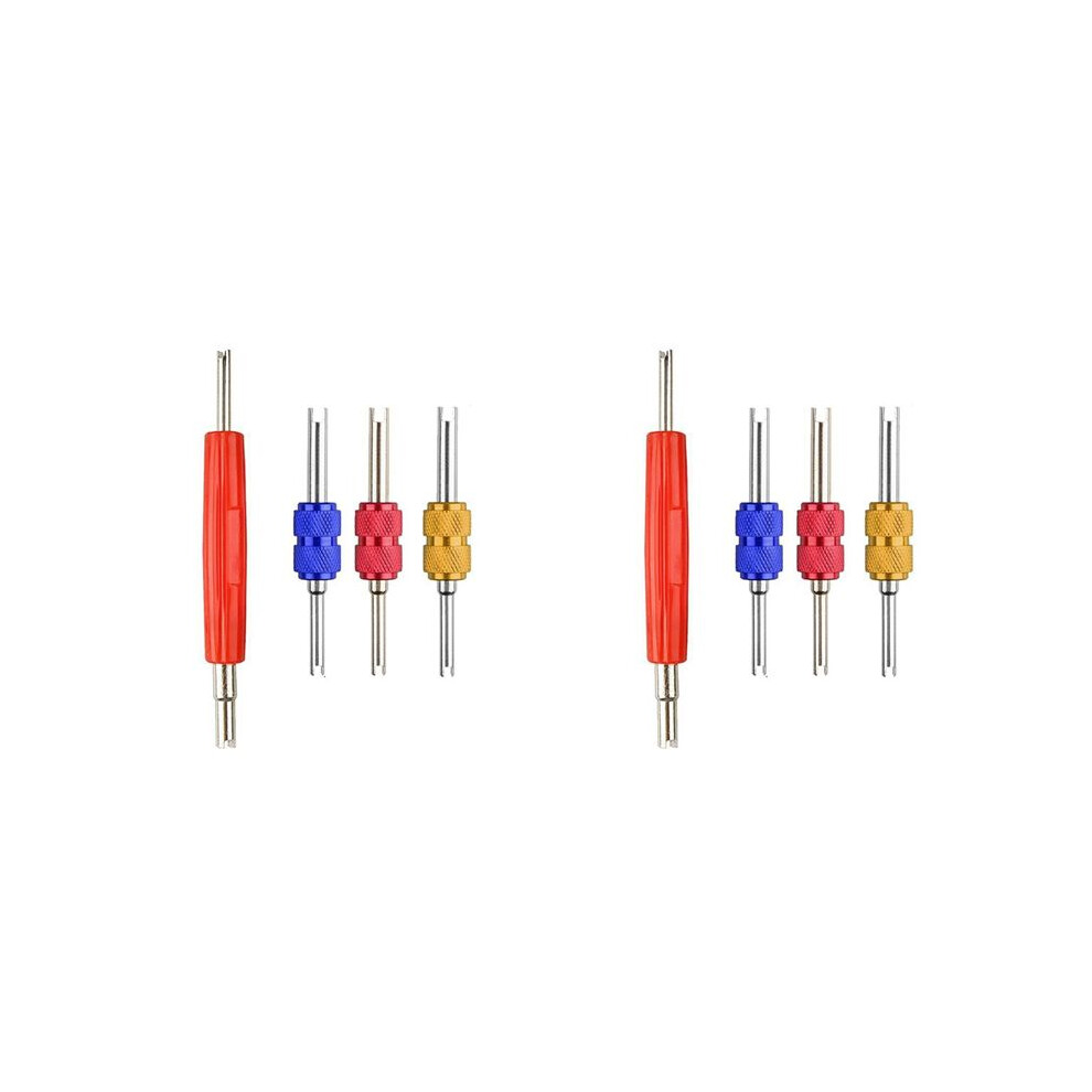 8Pcs R134 R12 A/C Hvac Air Conditioner Schrader Valve Stem Core Remover Tool (Remover Tool) 6031002546351