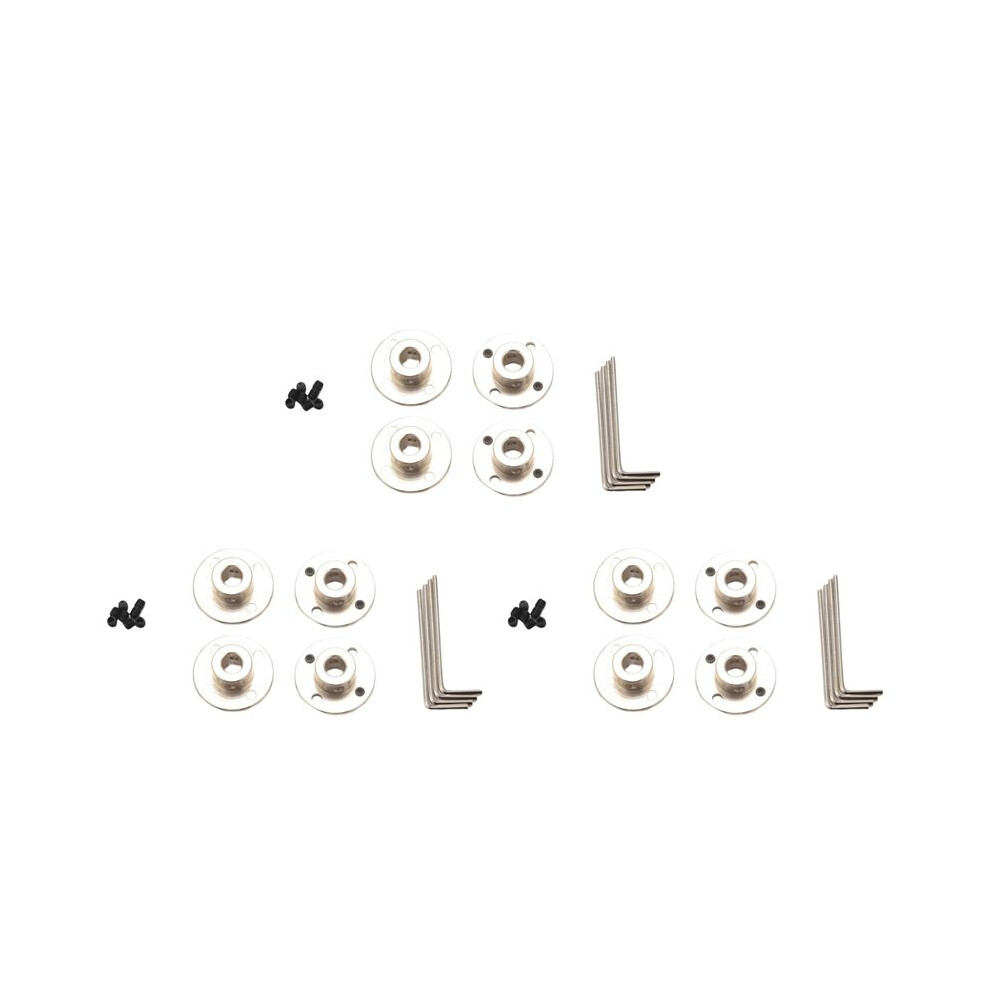 Photos - Wrench 8mm Flange Coupling Connector, Rigid Guide Steel Model Coupler Accessory, Shaft Axis Fittings(12 Pack)