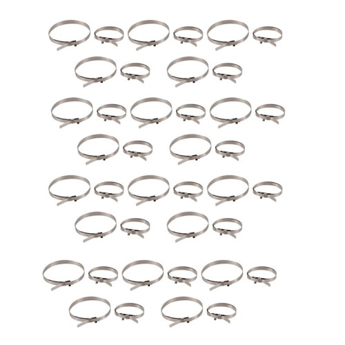 Vehicle Car Constant Velocity CV Joint Boot Clamp Clip Fastener 40 Pcs