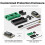 Heltec V4 Meshtastic WiFi LoRa 32 Dev-Board Case Set with 3000mAh Battery Soft Antenna ESP32 SX1262 Solar Powered BLE C 7