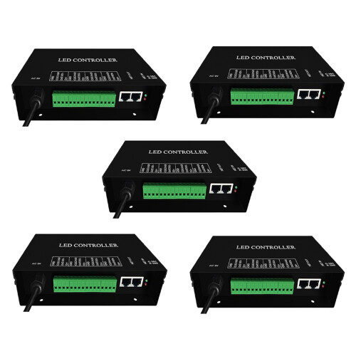 5X H802RA 4 Anschlüsse (4096 Pixel) Artnet Controller DMX Artnet Controller WS2801 WS2811 Artnet Madrix Pixel Controller für LED Licht