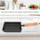 FEB.WIND Square Cast Iron Omelet Pan, Non-Stick, Easy to Clean for Eggs & Pancakes 4