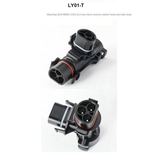 Solar PV Connector Plug Waterproof IP68 4000V 40A for Solar PV System Panel Parallel Protection Kit LY01-T 2