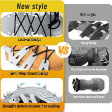 Epoxy Shoes Non-Slip Wrap Around Flooring Installation Footwear for Epoxy Garage Floors, Self-Leveling Concrete