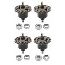 4 Stücke Vorne Hinten Differential mit Lager für Slash 4X4 VXL Stampede Rustler 1/10 RC Auto Upgrade Teile