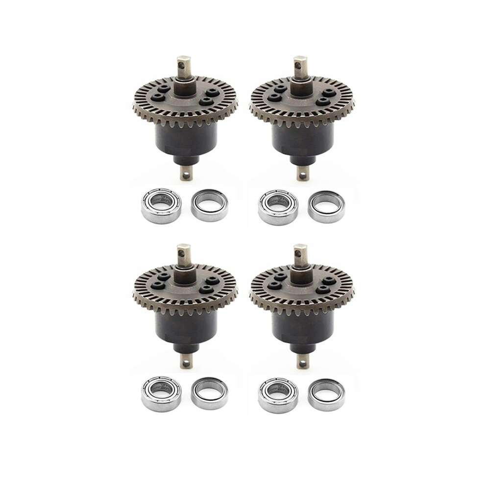 4Pcs Front Rear Differential With Bearing For Slash 4X4 Vxl Stampede Rustler 1/10 Rc Car Upgrade Parts 6031515005956