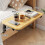 Foldable Collapsible Organizer Attachable Bedside Shelf Table Under Bed Mat Dorm Bunk Bed Storage for Space Save A 6
