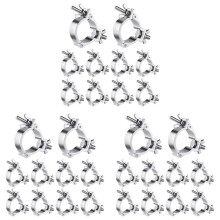 30Pcs 2 Inch Truss O Clamps,Aluminum Stage Light Clamps for Truss,220LB LED Par Light Clamps for 48-51Mm OD Tube / Pipe
