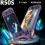 5.1-Inch R50S Retro Handheld Game Console128GB Linux System IPS Screen Dual Player Online Gaming Console 5
