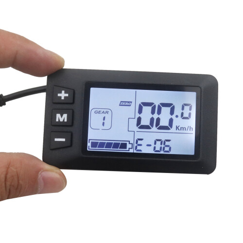 Electric Scooter Brushless Motor Controller 48V 21A+S866 LCD Display Dashboard Kit E-Scooter Accessories Black+White 2