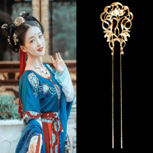 Elegant Alloy Hairpin - Vintage Hair Stick for Women