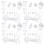 4X Roller Blind Fittings Kit, Roller Blinds Brackets with Beaded Chain, Curtain Roller Accessories for Windows 1