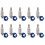 10X Solenoid Electric Solenoid Type Push / Pull 10 mm  12 V 2.1 Kg Force 1