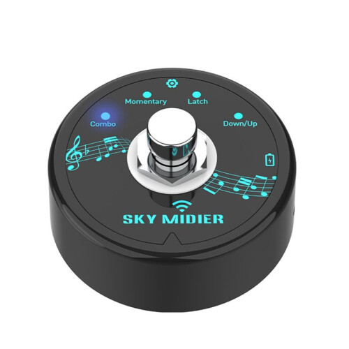 5.1 Wireless MIDI Controller Rechargeable Portable MIDI Foot Controller Pedal Wireless MIDI System 2