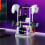 Supporto per Cuffie, Supporto per Console di Gioco, Supporto per Auricolari, Supporto per Computer, Stile Gaming, Bianco 2