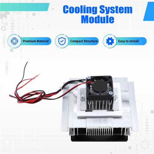 Thermoelectric Peltier Plate Module Cooling System Radiator for Small Space Cooling 1