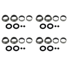 4X 513196 517408 513266 5131A6 voor 206 Achteras Trailing Arm Bus Lager Reparatieset 4 STUKS 47MM