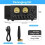 EQ5 PRO  5-Band EQ Preamp Stereo  Equalizer Home Desk Audio Processor with VU Meter 3