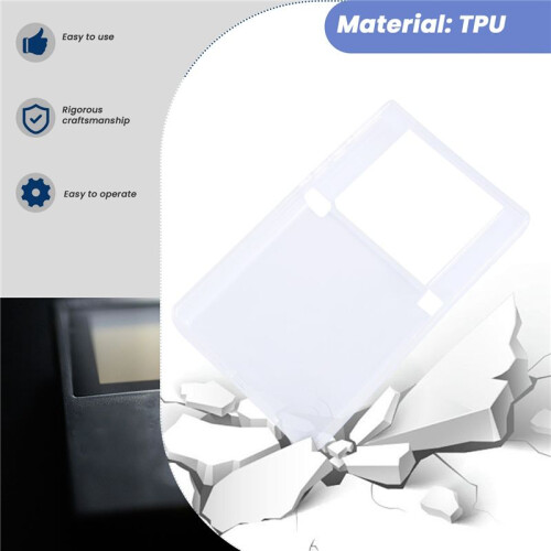 Silicone Sleeve for Analogue Pocket/AP Handheld Game Console Protective Case Translucent White 1