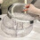 Snack Fruit Divided Plate Box Serving Tray Rack with Lid Candy Platter Compartment Storage Nut Dried Snacks Plastic Dish 2