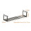 1 Pack Expandable Shoe Rack Under Cabinet Telescopic Shelf Adjustable Hanging Shoe Rack Organizer 6