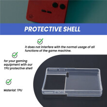 Silicone Sleeve for Analogue Pocket/AP Handheld Game Console Protective Case Translucent White