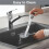Silikonspatel-Set, Lebensmittelechter Gummispatel mit Ergonomischem Griff, Hitzebeständiges Silikonspatel-Set 6