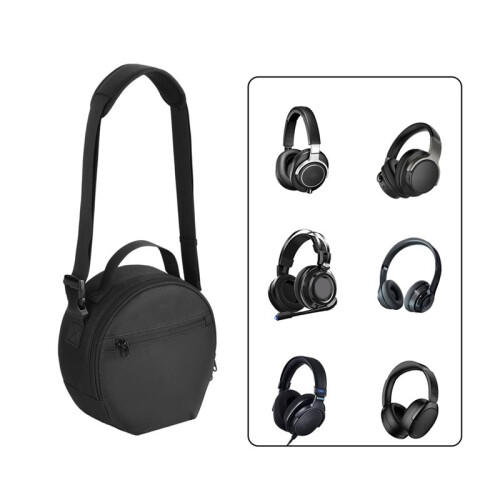 DJ Headphone Case Storage Bag with Adjustable Shoulder Strap for Headset Headphone 2